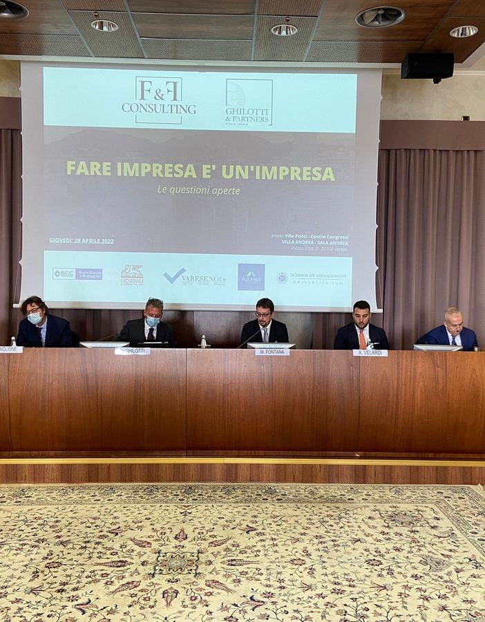 Le immagini del convegno &quot;Fare impresa è un'impresa&quot; alle Ville Ponti