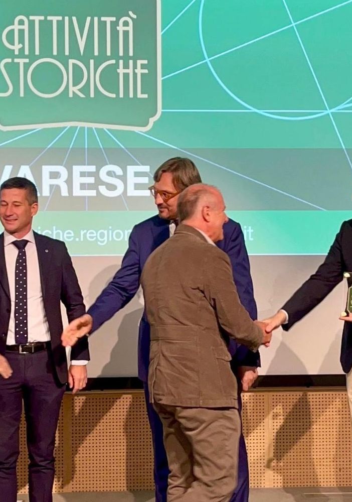 Premiazione attività storiche provincia di Varese, Cosentino (Lombardia ideale): «Simboli importanti della nostra identità e del nostro legame con il territorio»