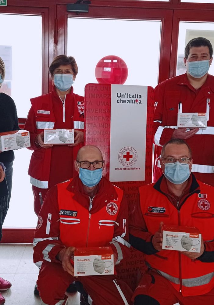 Foto dalla pagina Facebook della Croce Rossa Valceresio