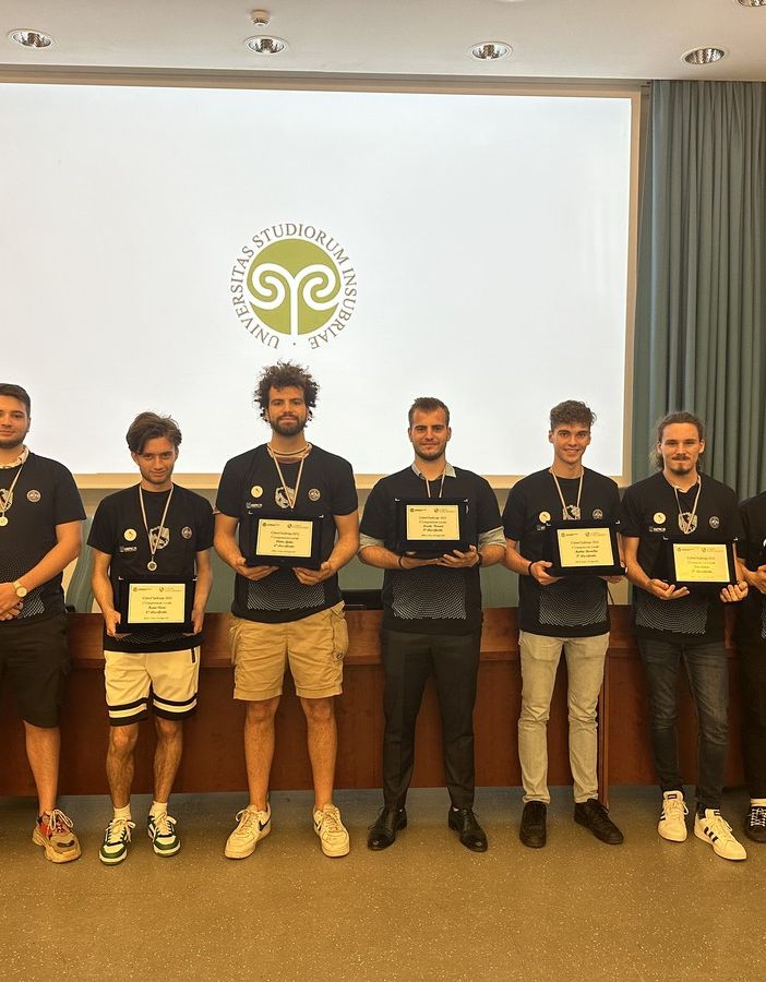 Due momenti della premiazione