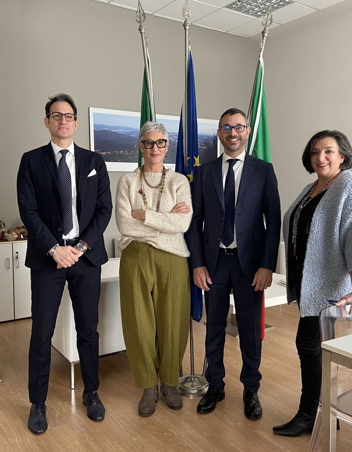 Da sinistra Dott. Tremamondo - Dott.ssa Bianchi - Dott. Schieppati - Dott.ssa Stigliano
