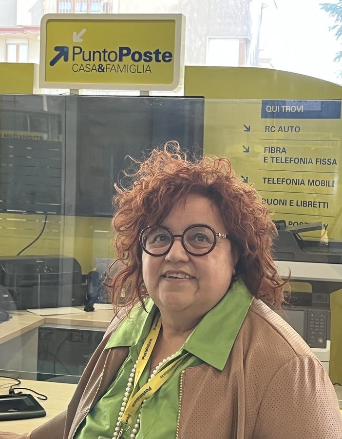 Elvira Di Fusco, direttrice dell'ufficio postale di Gallarate