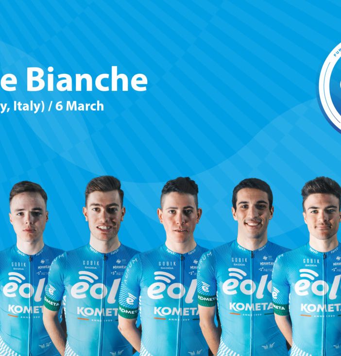 Eolo Kometa ai nastri di partenza della quindicesima edizione di Strade Bianche