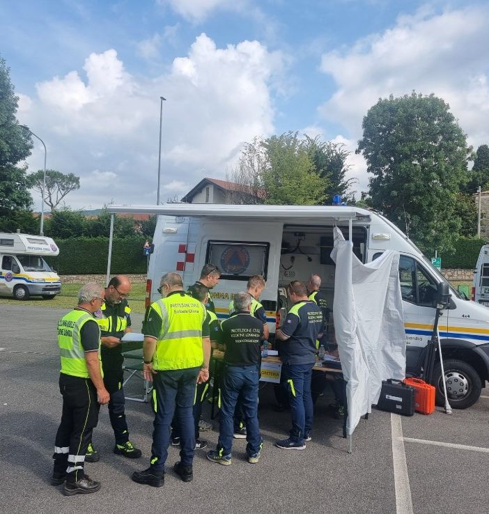 Protezione civile: una due giorni di esercitazioni per le Telecomunicazioni della Colonna Mobile della Provincia di Varese