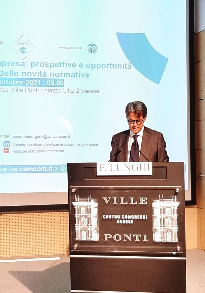 Il presidente della Camera di Commercio Fabio Lunghi