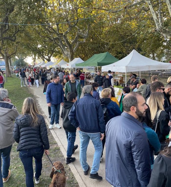 Un momento dell'edizione 2021 della Festa della Zucca di Gavirate