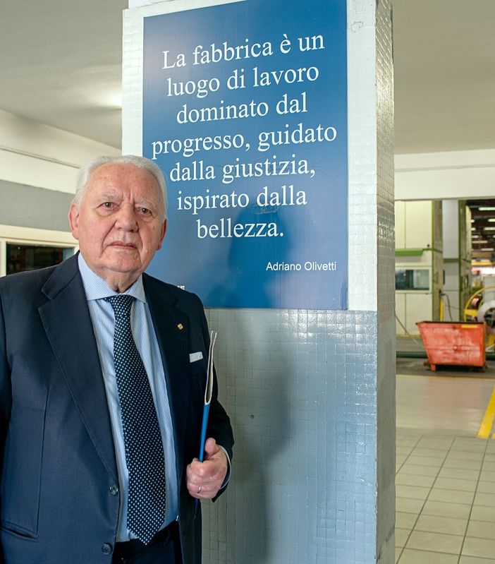 Il presidente di Lu-Ve Iginio Liberali
