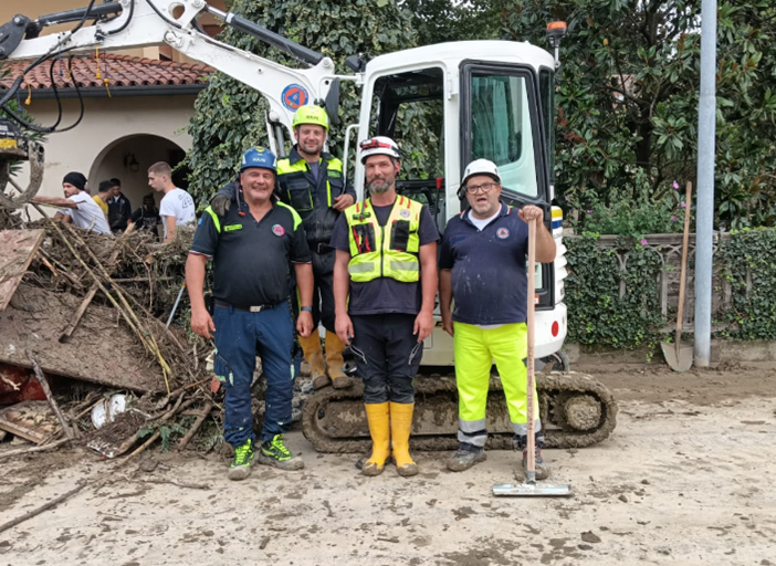 Maltempo: conclusa la missione in Emilia Romagna della Colonna mobile provinciale della protezione civile di Varese