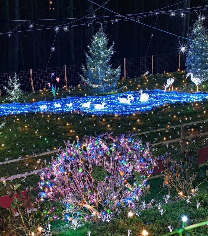 Un antipasto di foto delle passate edizioni delle lucine di Natale di Leggiuno in attesa dell'accensione del 3 dicembre