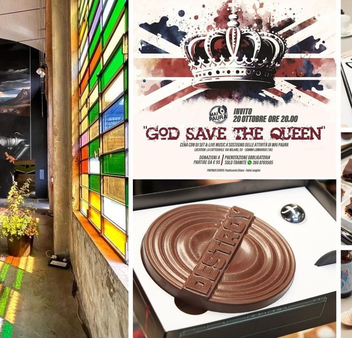 “God Save The Queen”: la cena solidale di Mai Paura «distrugge e ricostruisce» con arte, musica e beneficenza