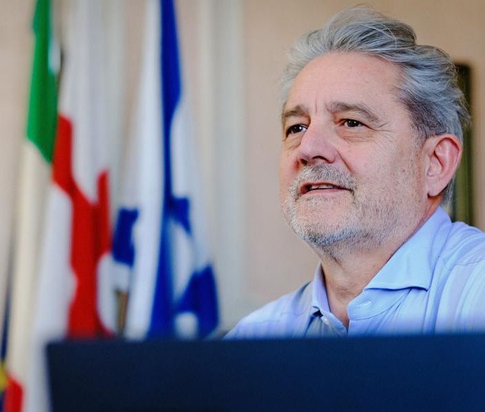 Il presidente della Provincia, Marco Magrini