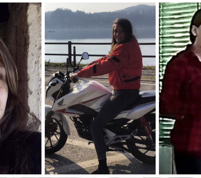 Da sinistra: Mariagrazia Brovelli in due immagini del proprio profilo Facebook. A destra: la 21enne nella foto pubblicata per ricordarla dal Gruppo Musicale Angerese S. Cecilia