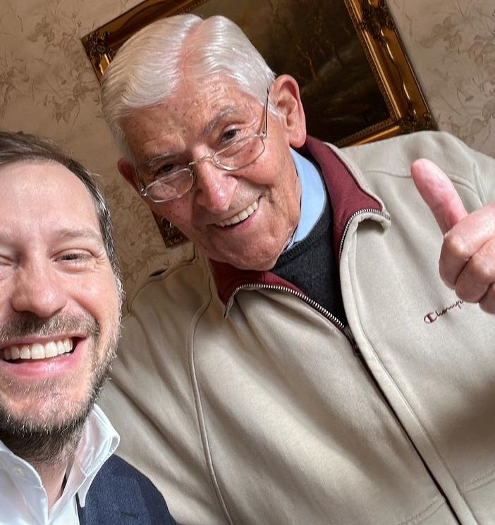 Emanuele Monti con Benito Tartaria