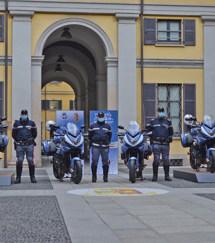 Quattro moto MV Agusta per la Polizia