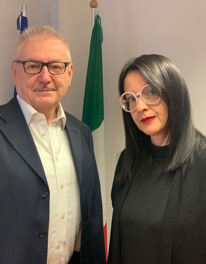 Piero Baggi e Sara Beverina