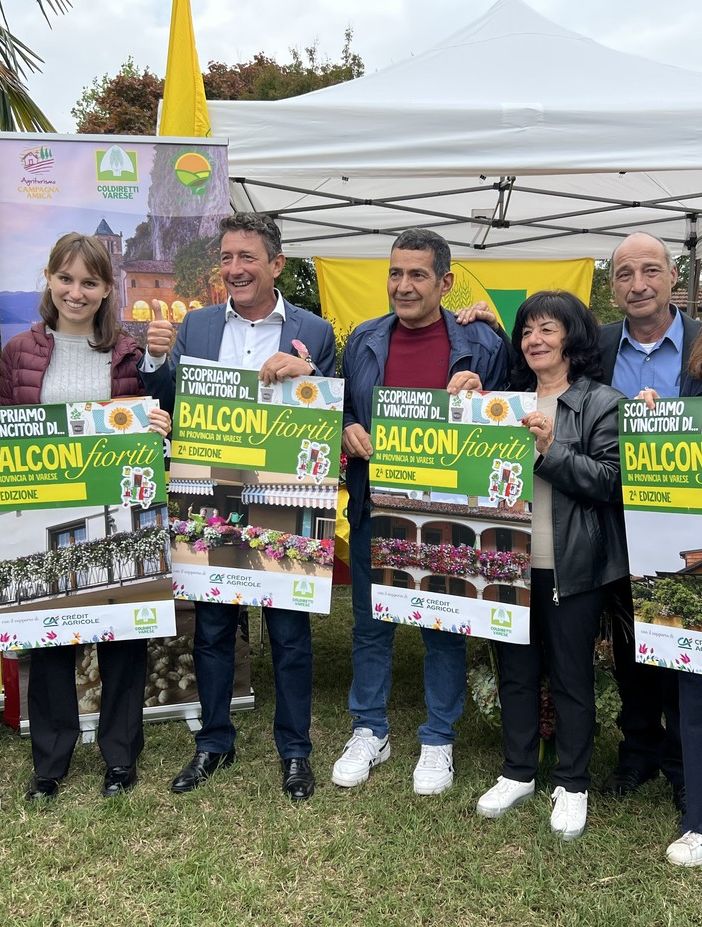 AgriVarese, con &quot;Balconi fioriti&quot; Coldiretti premia un territorio che sa rifiorire
