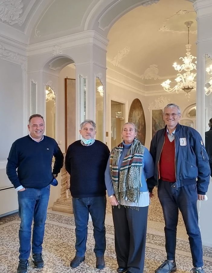 Da sinistra Marco Colombo, Marco Magrini, Marina Rovelli, Alessandro Paladini Molgora