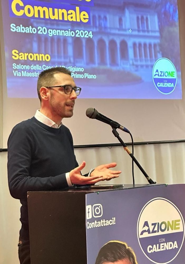 Francesco Ricca, neo eletto segretario di Saronno