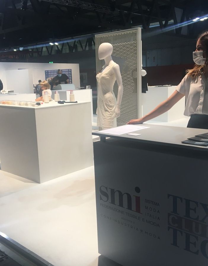 L'area di Sistema Moda Italia, dove ci si è concentrati sull'innovazione