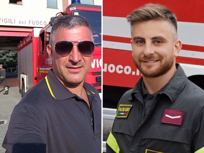 I vigili del fuoco &quot;eroi&quot; che hanno salvato la bimba sul volo Malpensa-Palermo