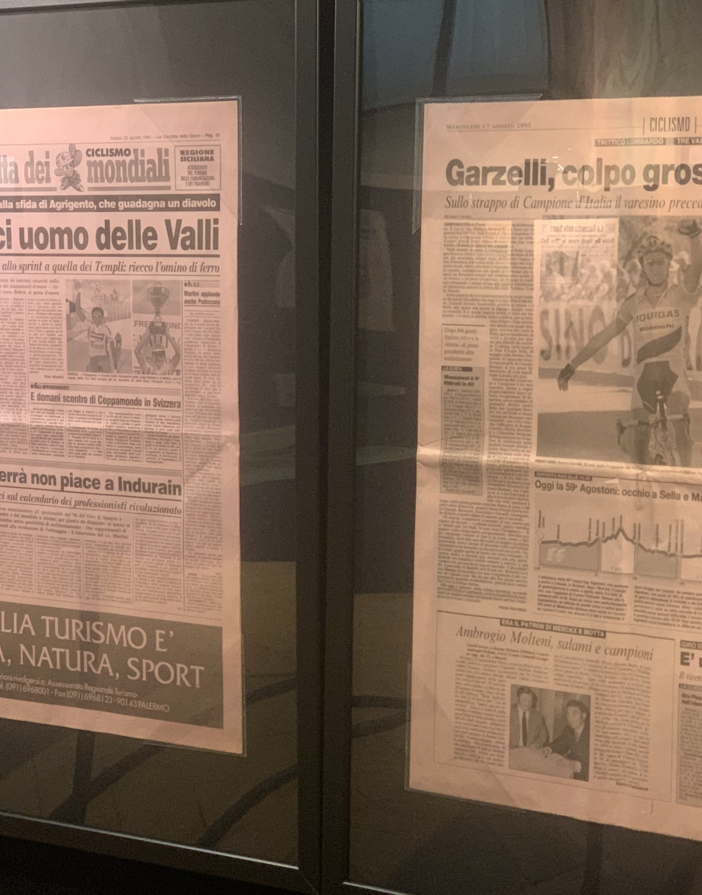 VIDEO e FOTO - La storia della Tre Valli in una mostra: «Qui ogni angolo è una meraviglia per gli occhi di chi ama il ciclismo»