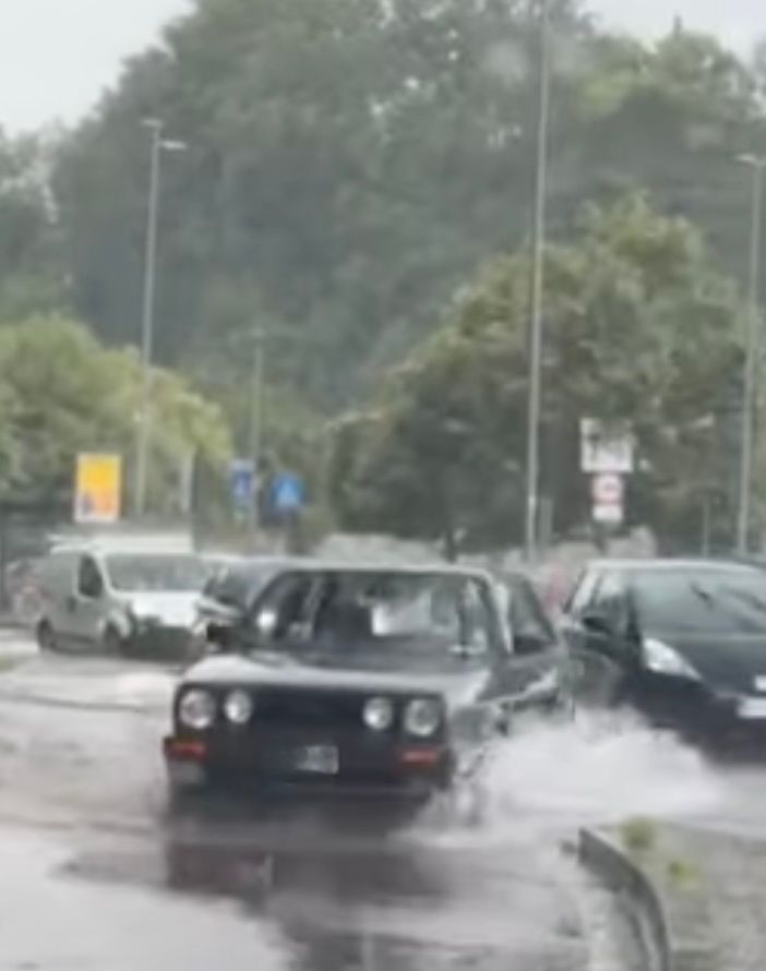 Allagamenti ieri a Varese