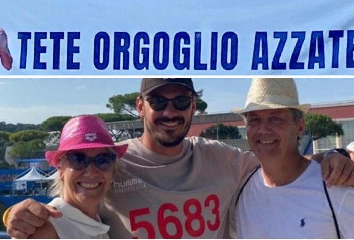 Alessandra Pirola, a sinistra, e Samuele Martinenghi, a destra. In mezzo Jacopo, fratello di Nicolò