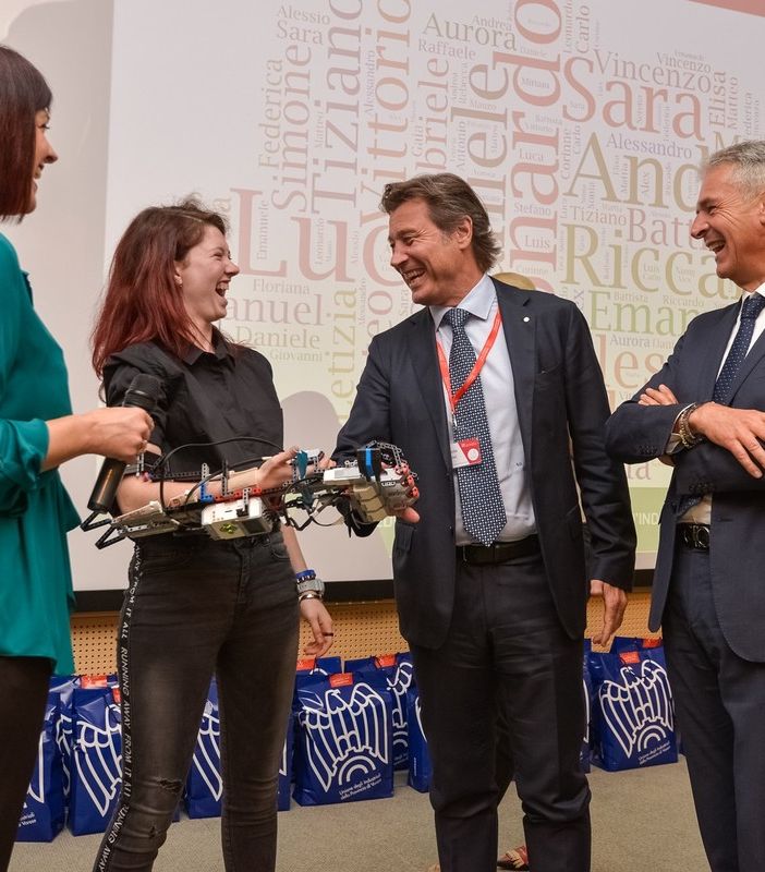 Una premiazione di Generazione d'Industria degli scorsi anni