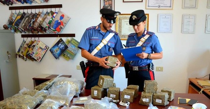 Nascondevano oltre 16 chili di droga, due arresti a Verbania