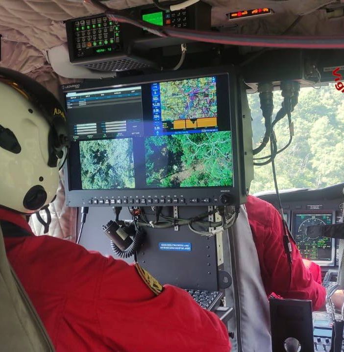 Due escursionisti in difficoltà nelle Valli del Verbano Cusio Ossola salvati dall'elicottero &quot;Drago 153&quot; di Malpensa