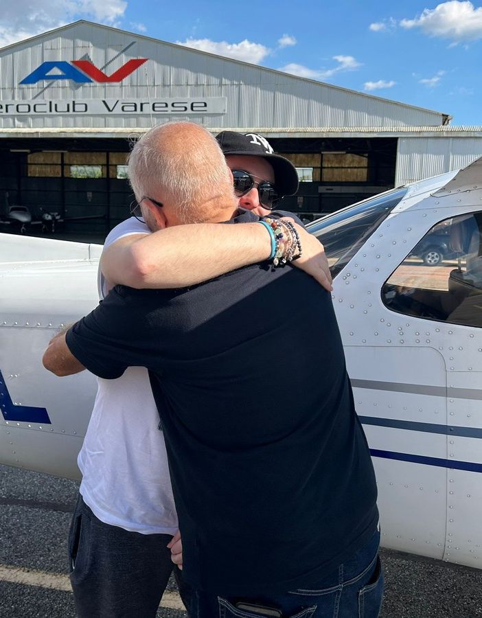 «Mia mamma e mia sorella hanno volato con me»