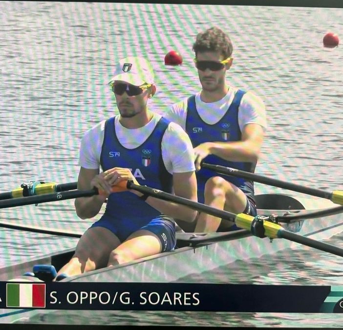 Soares e Oppo al traguardo delle batterie del doppio pesi leggeri maschile