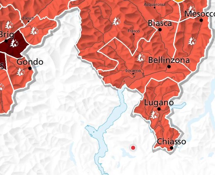 MeteoSvizzera innalza l'&quot;allarme canicola&quot; al livello massimo fino a lunedì