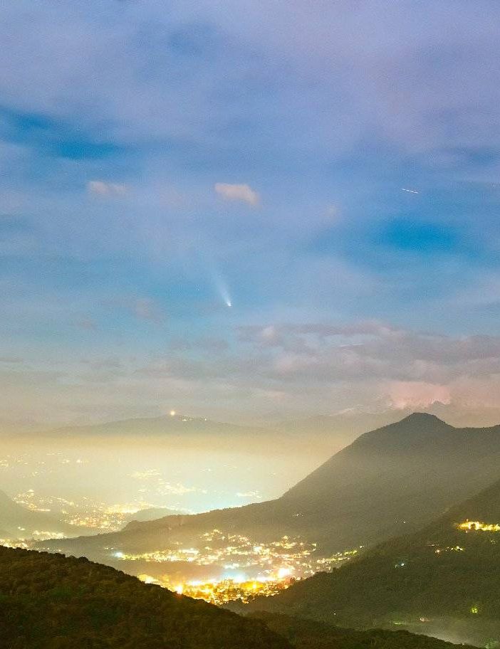 La foto di Andrea Aletti rilanciata dalla Società Astronomica Schiaparelli