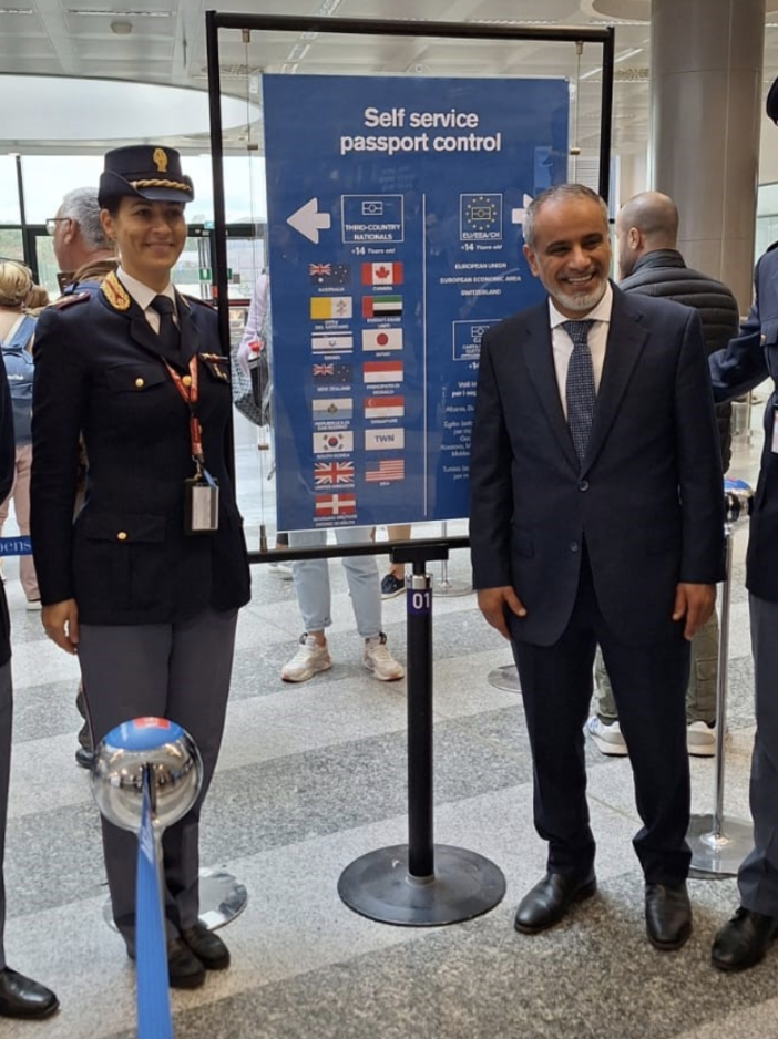 Malpensa, varchi agevolati per i cittadini degli Emirati grazie a &quot;E Gates&quot;