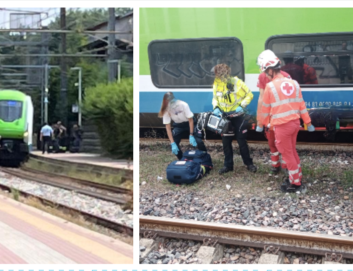 Ragazza di 19 anni investita dal treno alla stazione di Casbeno: soccorsa in codice rosso. Traffico ferroviario sospeso