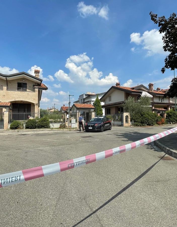 Il luogo del triplice omicidio (foto Adnkronos)