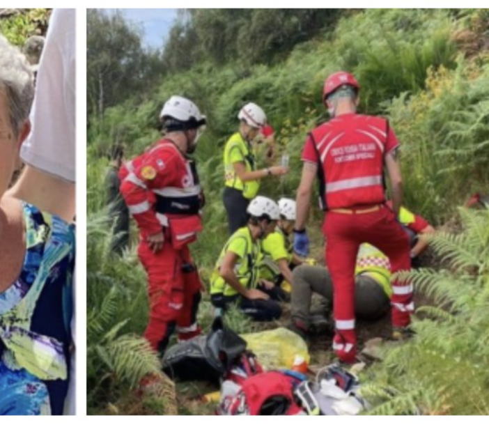 Giuseppina Bardelli e il momento dei soccorsi dopo il ritrovamento