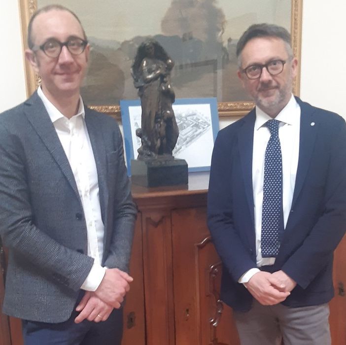 Il DG Bonelli con il Dott. Simone Vidale