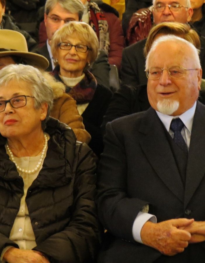 Augusto Caravati con la sua Tiziana (foto tratta dal blog &quot;Pensieri &amp; Parole Tre&quot;, che ringraziamo)