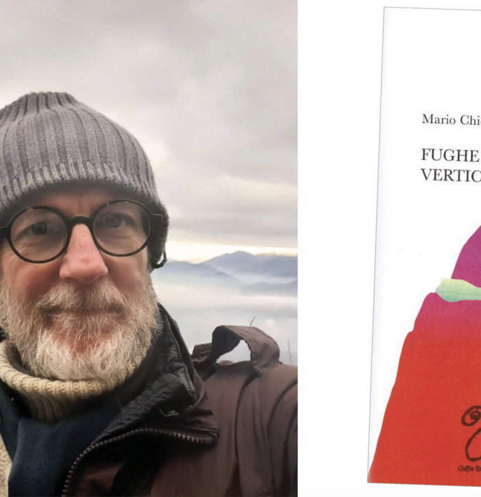 Mario Chiodetti e la copertina del libro