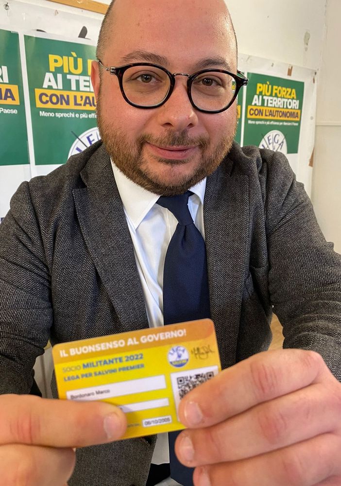 Il nuovo direttivo della Lega dio Varese con il neo segretario Marco Bordonaro, classe 1986, al centro