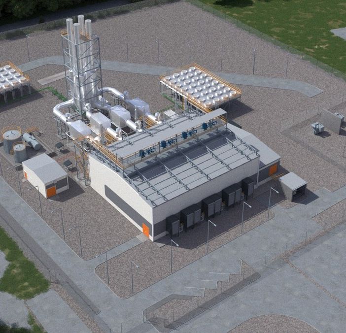 Centrale a Gorizia, una delle sei che Wärtsilä consegnerà (foto Wärtsilä Corporation)