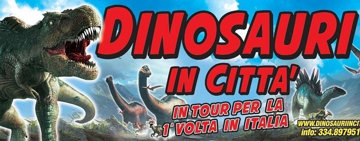 Occhio ai “Dinosauri in città”. Per la prima volta a Varese