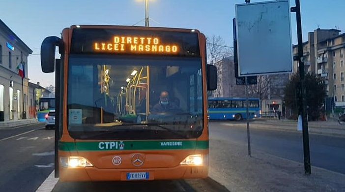 Autolinee Varesine: da lunedì 25 gennaio orario Scolastico potenziato