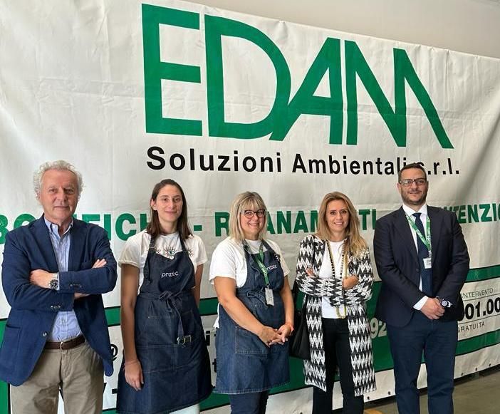L'assessore Caruso visita la Edam di Gallarate