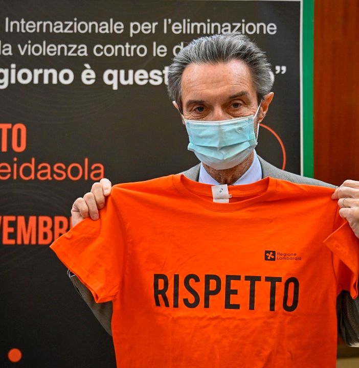 Giornata contro violenza donne, presidente Fontana e assessore Locatelli incontrano i giovani: «Insieme per contrastare questa piaga sociale»
