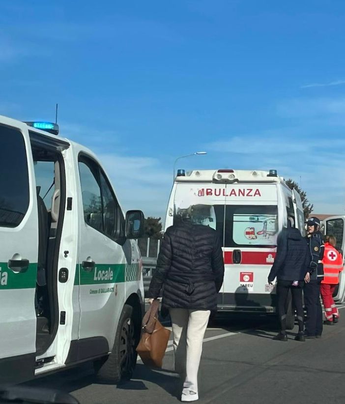 I soccorsi sul luogo dell'incidente