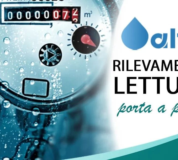 Lettura contatori dell'acqua a Samarate