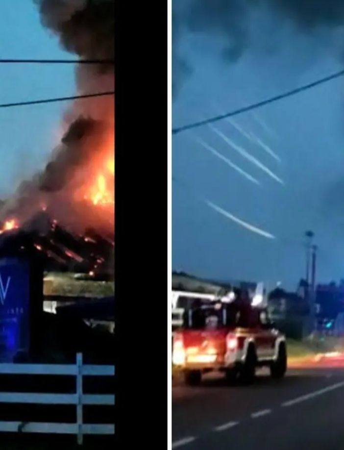 VIDEO. Incendio devasta il locale Buena Vista, colonna di fumo visibile a chilometri e viabilità difficoltosa